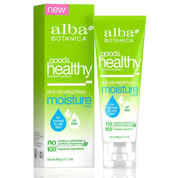 Alba Botanica Good & Healthy Anti-Oil Weightless Moisture Lotion, 1.7 oz, Alba Botanica