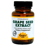 Country Life Grape Seed Extract 50 mg 24 Vegicaps, Country Life