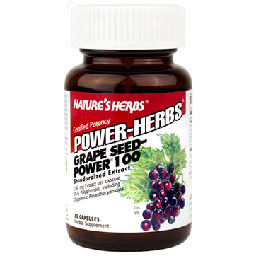 Nature's Herbs Grape Seed Power-100 30 caps from Nature's Herbs