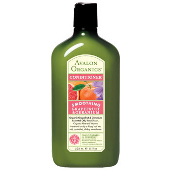 Avalon Organic Botanicals Grapefruit & Geranium Refreshing Conditioner, 11 oz, Avalon Organic