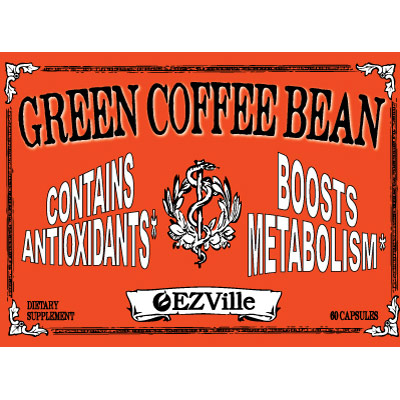 unknown Green Coffee Bean, 60 Capsules, EZVille