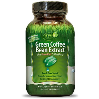 Irwin Naturals Green Coffee Bean Extract, 60 Liquid Softgels, Irwin Naturals
