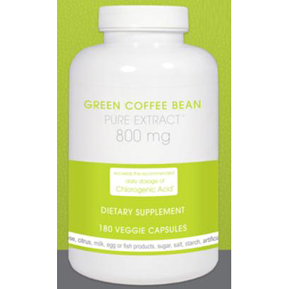 Creative Bioscience Green Coffee Bean Pure Extract 800 mg, 180 Veggie Capsules, Creative Bioscience
