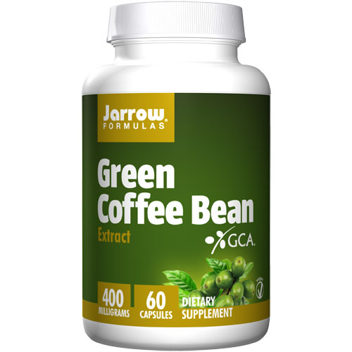 Jarrow Formulas Green Coffee Bean Extract 400 mg, 50% Chlorogenic Acid, 60 Capsules, Jarrow Formulas