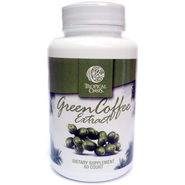 Tropical Oasis Green Coffee Extract, 60 Capsules, Tropical Oasis