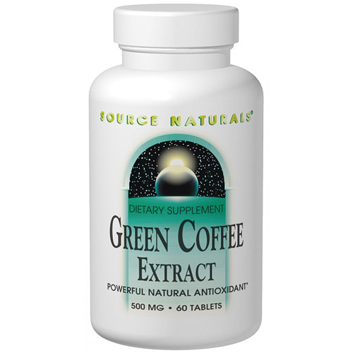 Source Naturals Green Coffee Extract, 60 Tablets, Source Naturals