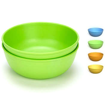 Green Toys Inc. Green Eats Bowls for Children, Assorted Color, 2 Pack, Green Toys Inc.