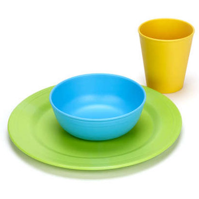 Green Toys Inc. Green Eats Tabletop Set (Tumbler, Bowl & Plate), 1 Set, Green Toys Inc.