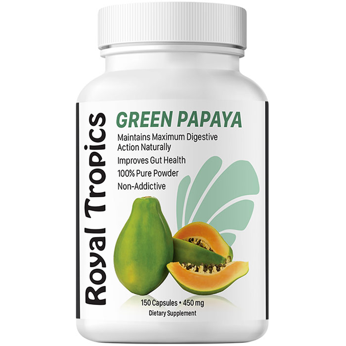Royal Tropics Green Papaya Digestive Enzymes 150 capsules from Royal Tropics