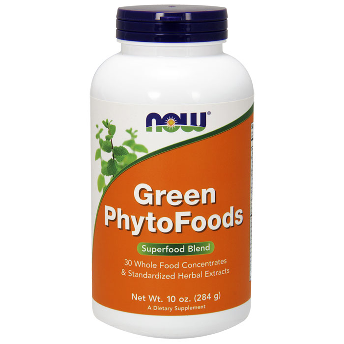 NOW Foods Green Phyto Foods (Phytonutrient Complex) 10 oz powder, NOW Foods
