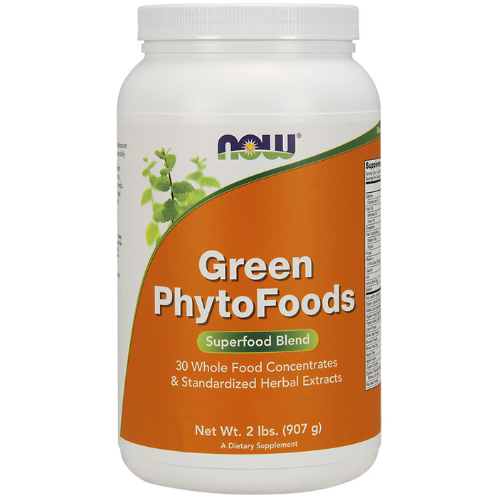 NOW Foods Green Phyto Foods (Phytonutrient Complex) 2 lbs powder, NOW Foods