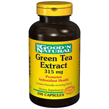 Good 'N Natural Green Tea Extract 315 mg Standardized, 200 Capsules, Good 'N Natural