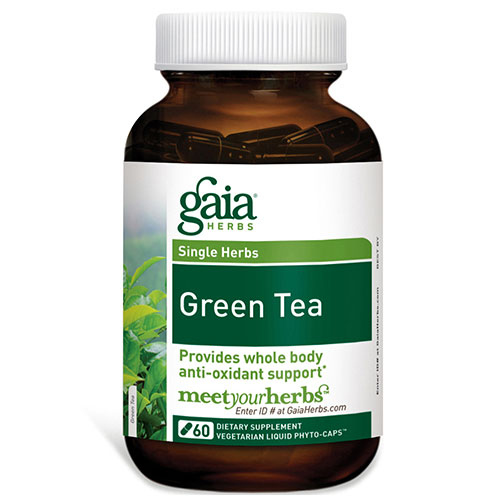 Gaia Herbs Green Tea, 60 Liquid Phyto-Caps, Gaia Herbs