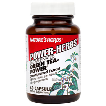 Nature's Herbs Green Tea Power Caffeine-Free 60 caps from Nature's Herbs