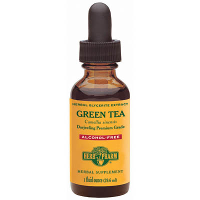 Herb Pharm Green Tea Glycerite Liquid, 4 oz, Herb Pharm