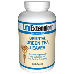 Life Extension Green Tea Leaves Oriental, 300 g, Life Extension
