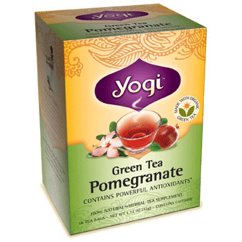 Yogi Tea Green Tea Pomegranate 16 bags, from Yogi Tea