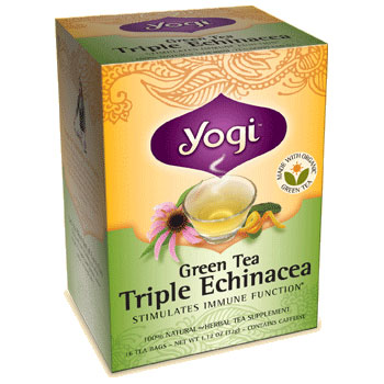 Yogi Tea Green Tea Triple Echinacea 16 tea bags from Yogi Tea