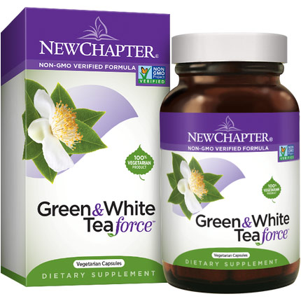 New Chapter Green & White Tea Force, 60 Vcaps, New Chapter