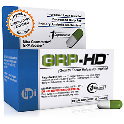 BPI Sports GRP-HD, Growth Factor Releasing Peptide, 28 Capsules, BPI Sports