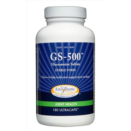 Enzymatic Therapy GS-500, 180 Capsules, Enzymatic Therapy