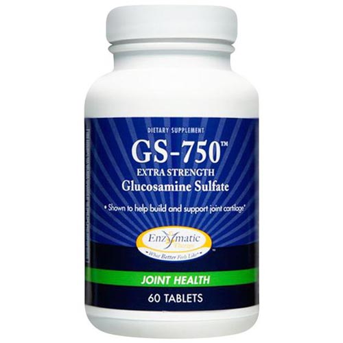 Enzymatic Therapy GS-750, 60 Tablets, Enzymatic Therapy