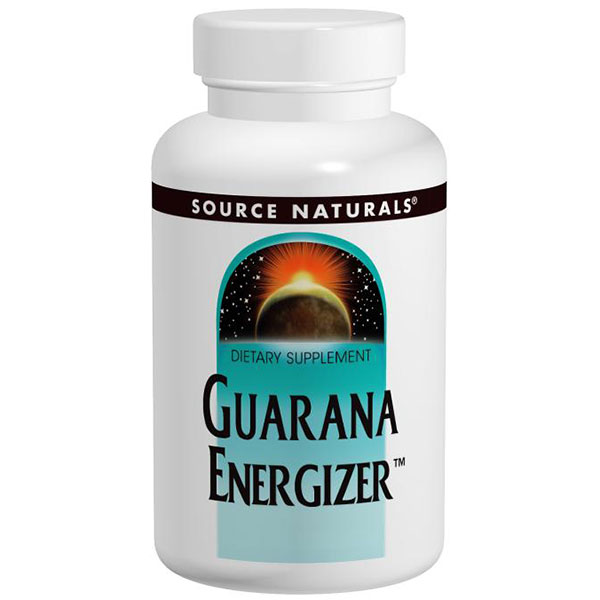 Source Naturals Guarana Energizer (Guarana Seed Extract) 900mg 60 tabs from Source Naturals