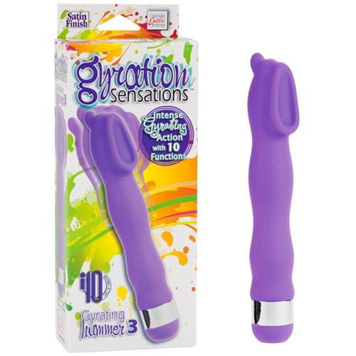 California Exotic Novelties Gyration Sensations Gyrating Hummer 2 Vibrator, Purple, California Exotic Novelties