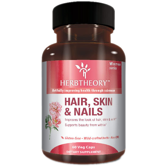 Herbtheory Hair, Skin & Nails, 60 Vegetarian Capsules, Herbtheory