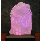 Aloha Bay Halite Feng Shui Salt Crystal Lamp with LED Light Base & Adapter, 1 ct, Aloha Bay