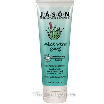 Jason Natural Hand & Body Lotion 84% Aloe Vera Gel 8 oz, Jason Natural