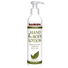 NutriBiotic Hand & Body Lotion, Citrus, 8 oz, NutriBiotic