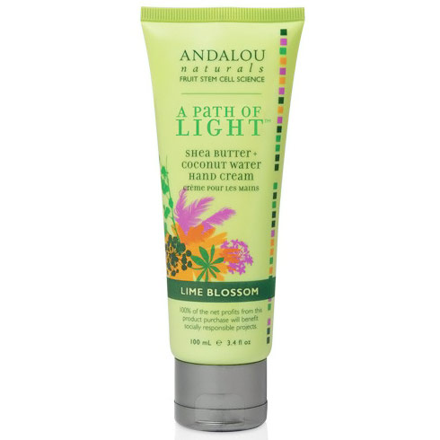 Andalou Naturals Hand Cream - Lime Blossom, 3.4 oz, Andalou Naturals