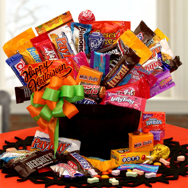 Elegant Gift Baskets Online Happy Halloween Candy Cauldron Of Treats, Elegant Gift Baskets Online