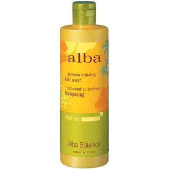 Alba Botanica Hawaiian Hair Wash Gardenia Hydrating Shampoo, 12 oz, Alba Botanica