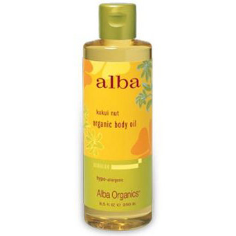 Alba Botanica Hawaiian Kukui Nut Organic Massage Oil 8.5 fl oz from Alba Botanica