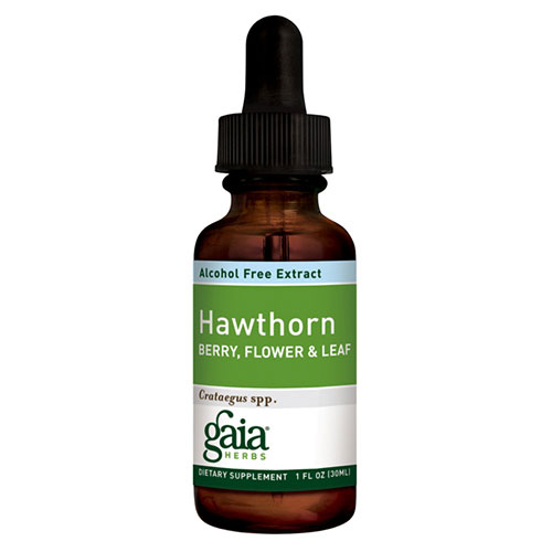 Gaia Herbs Hawthorn Berry, Flower & Leaf Liquid, Alcohol Free, 1 oz, Gaia Herbs