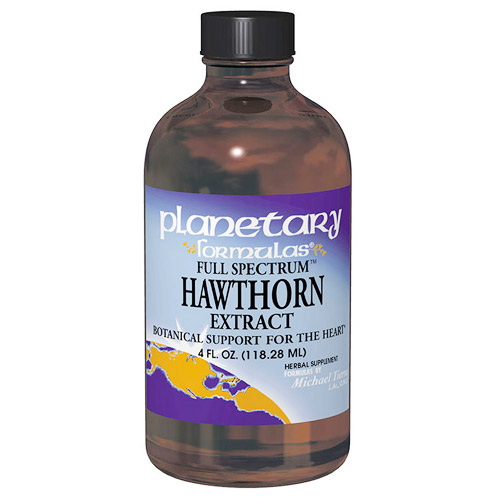 Planetary Herbals Hawthorn Liquid Extract Full Spectrum 4 fl oz, Planetary Herbals
