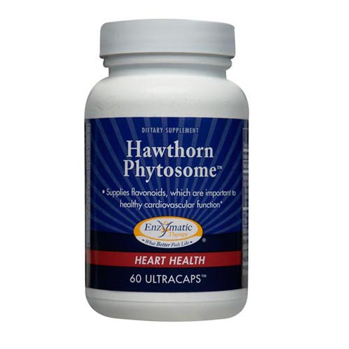 Enzymatic Therapy Hawthorn Phytosome, 60 Veg Capsules, Enzymatic Therapy