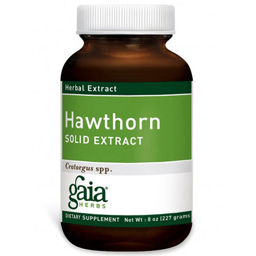 Gaia Herbs Hawthorn Solid Extract Liquid, 8 oz, Gaia Herbs