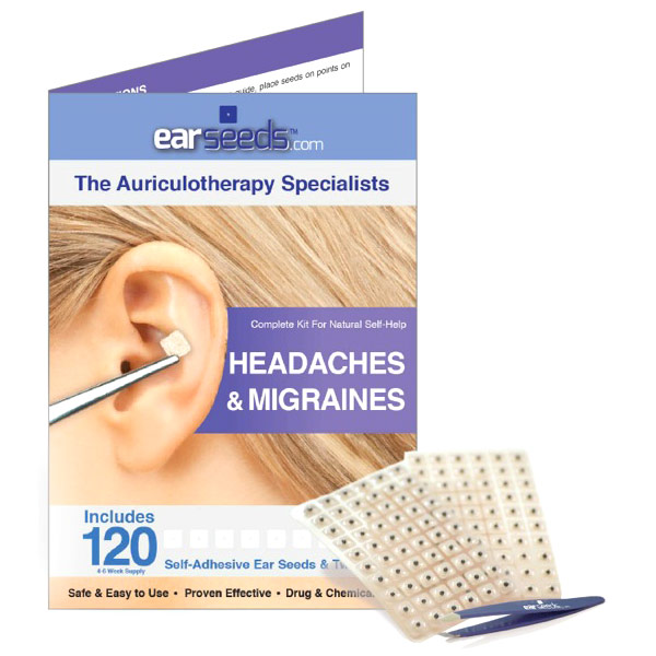 EarSeeds Headache & Migraines Ear Seed Kit, EarSeeds