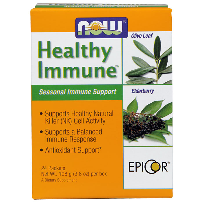 NOW Foods Healthy Immune, Seasonal Immune Support, 24 Packets, NOW Foods