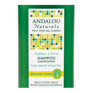 Andalou Naturals Healthy Shine Shampoo, Sunflower & Citrus, 2 oz, Andalou Naturals