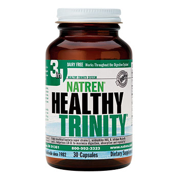 Natren Healthy Trinity, Dairy-Free, 14 Capsules, Natren