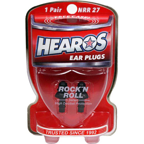 Hearos Hearos Rock n' Roll Ear Filters with Case, 2 Filters