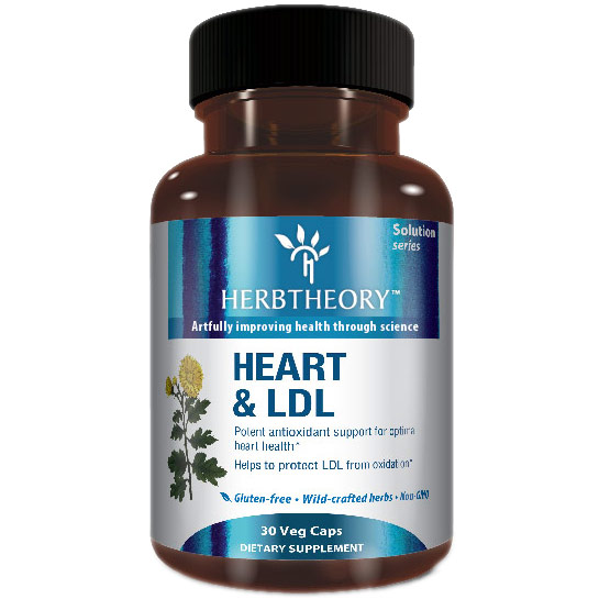 Herbtheory Heart & LDL, 30 Vegetarian Capsules, Herbtheory