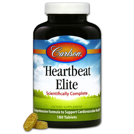 Carlson Laboratories Heartbeat Elite Scientifically Complete, 180 Tablets, Carlson Labs