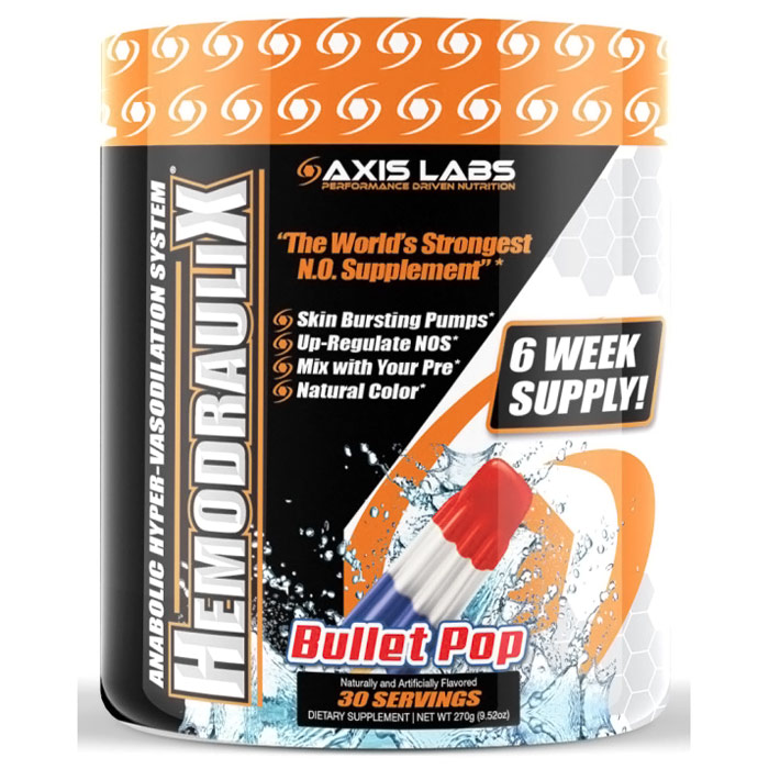 Axis Labs HemodrauliX, Nitric Oxide, 180 Liquid Softgels, Axis Labs