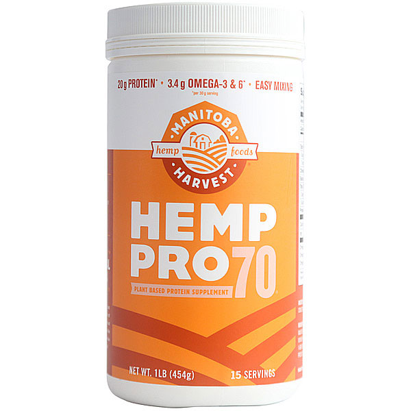 Manitoba Harvest Hemp Pro 70, Water Soluble 70% Protein Concentrate, 16 oz, Manitoba Harvest