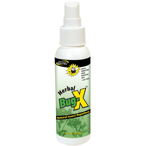 North American Herb & Spice Herbal Bug-X, Natural Insect Repellent, 4 oz, North American Herb & Spice